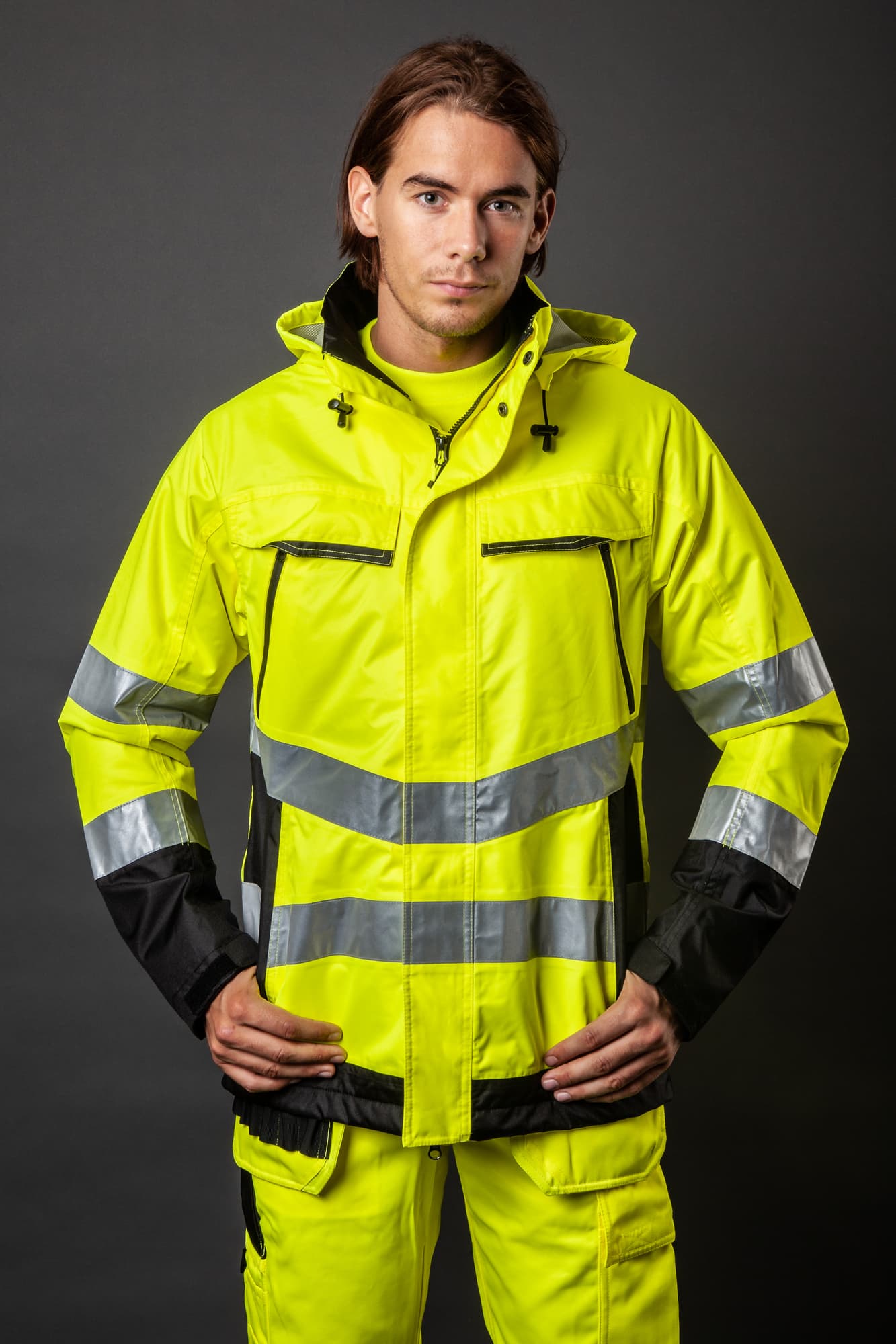 6441 Skalljakke EN ISO 20471 Klasse 3